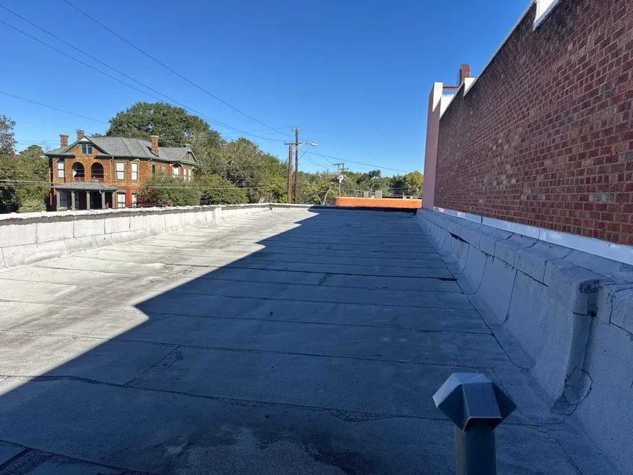 Before we started a new commercial roof in Lufkin Texas